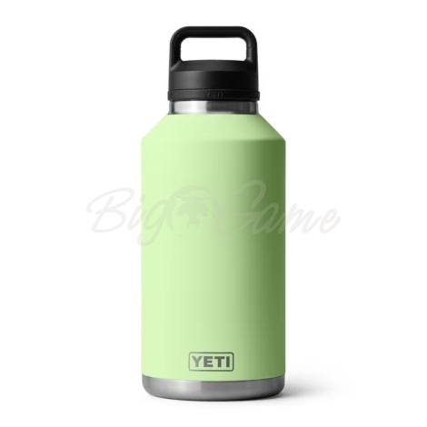 Термос YETI Rambler Bottle Chug Cap 1900 цвет Key Lime фото 1