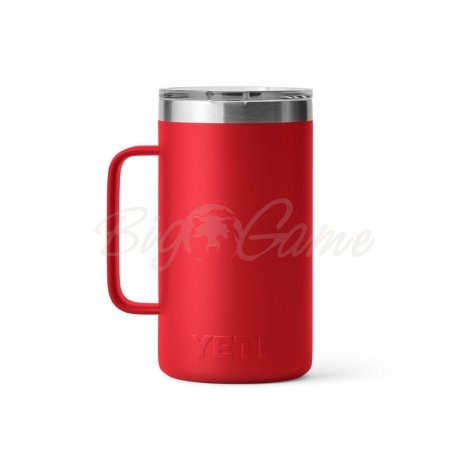 Термокружка YETI Rambler Mug w/Magslider Lid 710 цвет Rescue Red фото 3