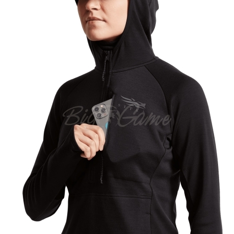 Термокофта SITKA WS Core Merino 330 Hoodie цвет Black фото 3