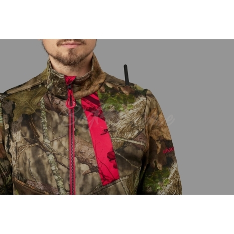 Куртка HARKILA Moose Hunter 2.0 Fleece Jacket цвет Mossy Oak Break-Up Country / Mossy Oak Red фото 7