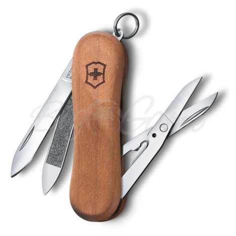 Швейцарский нож VICTORINOX Nail Clip Wood 580 65мм 6 функций фото 1