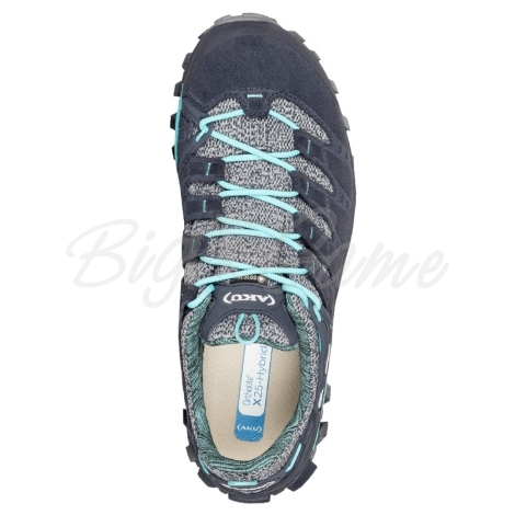 Ботинки треккинговые AKU WS Alterra Lite GTX цвет Anthracite / Light Blue фото 3