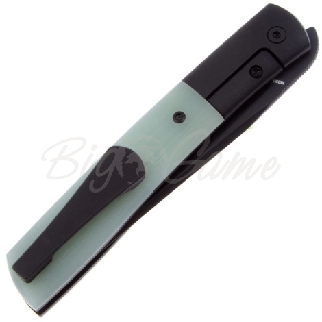 Нож складной полуавтоматический BOKER Urban Trapper Premium Bohler M390 рукоять стеклотекстолит G10 цв. Зеленый фото 2