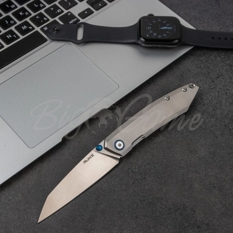 Нож складной RUIKE Knife P831-SF цв. Серый фото 14