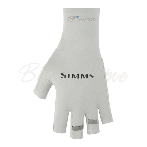 Перчатки SIMMS SolarFlex Half-Finger SunGlove цвет Sterling фото 1
