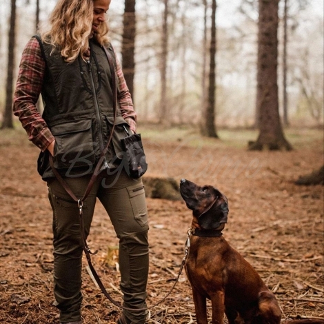 Рубашка PINEWOOD WS Felicia Flannel Shirt цвет Dark Mossgreen / Rusty Pink фото 2