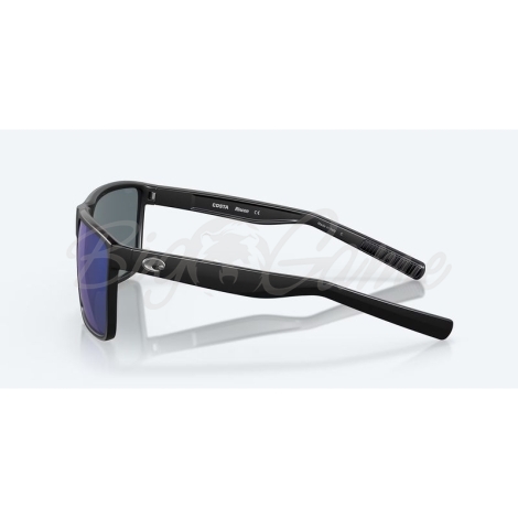 Очки поляризационные COSTA DEL MAR Sampan 580G р. XL цв. Matte Black цв. ст. Blue Mirror фото 3