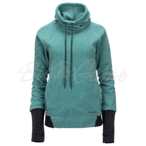 Толстовка SIMMS Women's Rivershed Sweater цвет Avalon Teal фото 1