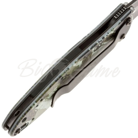 Нож складной полуавтоматический KERSHAW Leek сталь Sandvik 14C28N рукоять Алюминий 6061-T6 цв. Камуфляж фото 6
