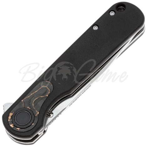 Нож складной полуавтоматический BOKER Braddock Black сталь 440B рукоять Стеклотекстолит G10 цв. Черный фото 2