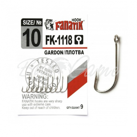 Крючок одинарный FANATIK FK-1118 Gardon/ Плотва фото 1