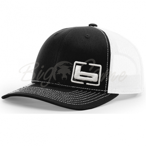 Кепка BANDED Trucker Cap-Side Logo цв. Black / White фото 1