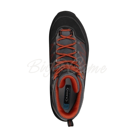 Ботинки горные AKU Trekker III Wide GTX цвет Anthracite / Rust фото 2