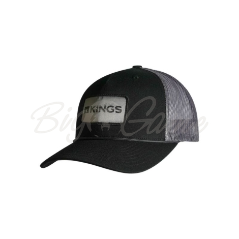 Бейсболка KING'S Forge Patch Hat цвет Black / Charcoal фото 1