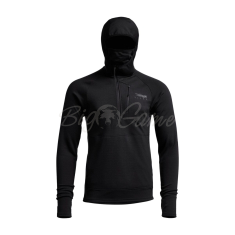 Водолазка SITKA Core Merino 330 Hoody цвет Black фото 1