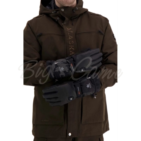 Перчатки ALASKA Heated Gloves цвет Black фото 3