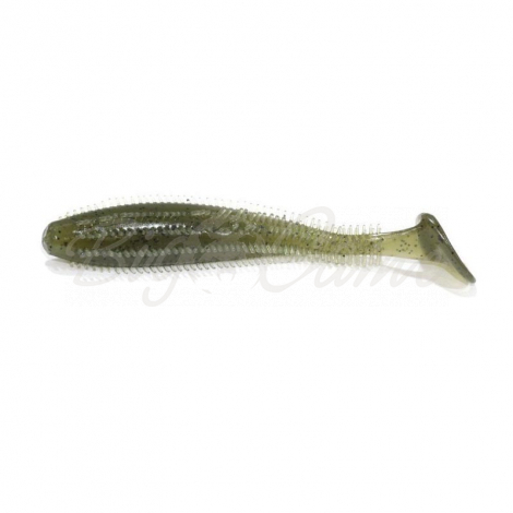 Виброхвост FOX RAGE Spikey Shad 12 см (5 шт.) цв. Green Pumpkin фото 1