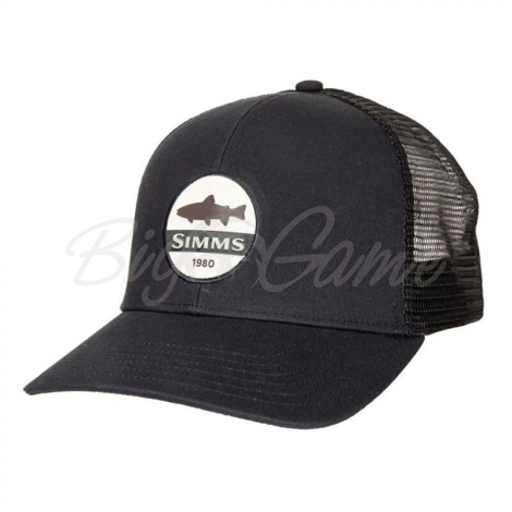 Кепка SIMMS Trout Patch Trucker цвет Black фото 1