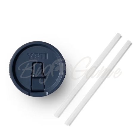 Крышка с трубочкой YETI Rambler Travel Mug Straw Lid цв. Navy р. L (887 мл) фото 1