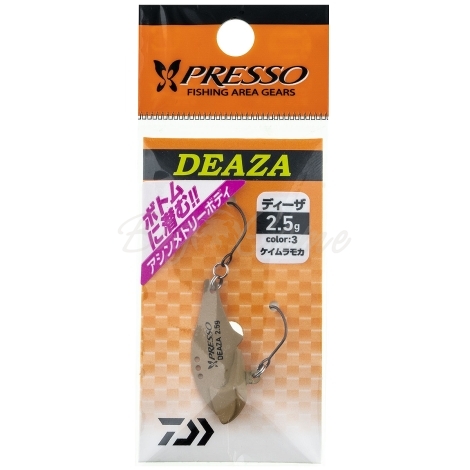 Блесна колеблющаяся DAIWA Presso Deaza 2,5 г цв. Keimura Mocha фото 2