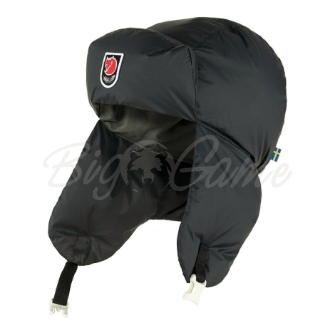 Шапка-ушанка FJALLRAVEN Expedition Down Heater цвет Black фото 1