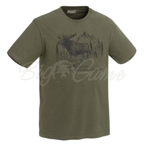 Футболка PINEWOOD Moose T-Shirt цвет Green фото 1