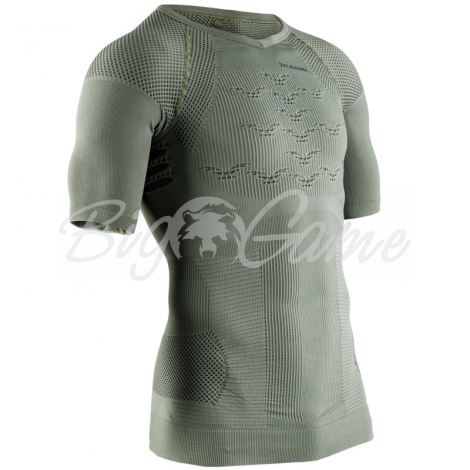 Термофутболка X-BIONIC Combat Energizer 4.0 Shirt SH Men цвет Оливковый фото 1