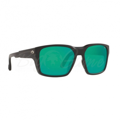 Очки поляризационные COSTA DEL MAR Tailwalker 580G р. XL цв. Matte Black цв. ст. Green Mirror 580G фото 1