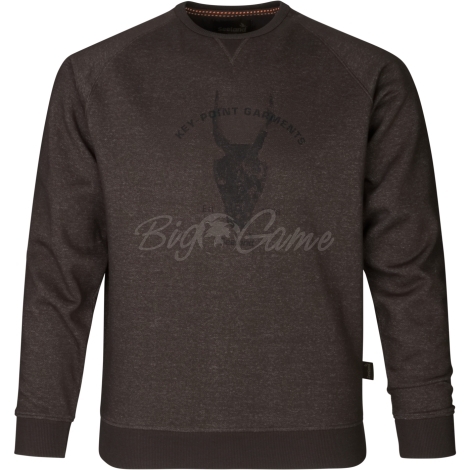 Джемпер SEELAND Key-Point Sweatshirt цвет After Dark Melange фото 1