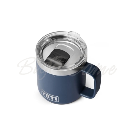 Термокружка YETI Rambler Stackable Mug CL w/Magslider Lid 296 цвет Navy фото 4