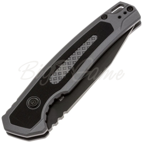Нож складной автоматический KERSHAW Launch 21 сталь CPM M4 рукоять Алюминий 6061-T6 цв. Серый фото 2