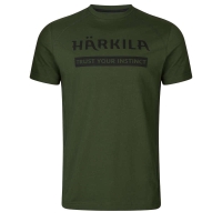 Футболка HARKILA Logo T-Shirt (2 шт.) цвет Duffel green / Phantom превью 1