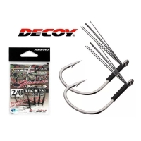 Крючок одинарный DECOY Worm 220 № 2/0 (4 шт.) превью 1