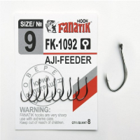 Крючок одинарный FANATIK FK-1092 AJI-Feeder № 9 (8 шт.)