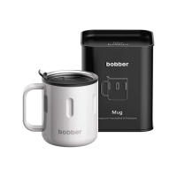 Термокружка BOBBER Mug 0,3 л (тепло 2 ч / холод 4 ч) цв. Sand Grey Т (светло-серый матовый) превью 2