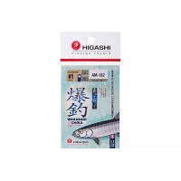 Оснастка готовая HIGASHI AM-102 1 м 0,104 мм цв. glow кр. № 1 цв. gold