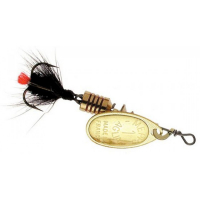 Блесна вращающаяся MEPPS Aglia Fly № 2 цв. Gold / Black Fly превью 1