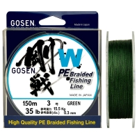 Плетенка GOSEN 4PE W Braid 150 м цв. Зеленый № 3