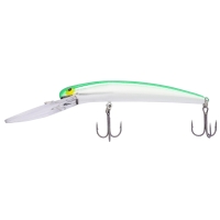 Воблер BAY RAT Long Extra Drive 140F цв. green chrome превью 2