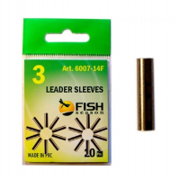 Трубка обжимная FISH SEASON Leader Sleeves 1 мм № 1,5 (20 шт.)