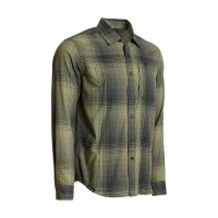 Рубашка KING'S Modern Button Flannel цвет Olive Plaid превью 12