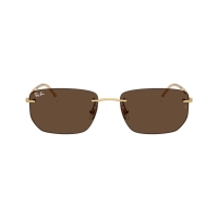 Очки солнцезащитные RAY-BAN RB3768 цв. Золотой цв. ст. Коричневый превью 4