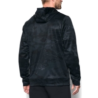 Худи UNDER ARMOUR Icon Camo Hoodie Up Top цвет Schwarz Tonal Reaper / Graphit превью 2