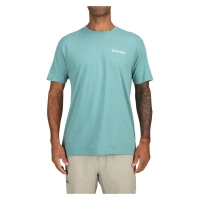 Футболка SIMMS Walleye Outline T-Shirt цвет Oil Blue Heather превью 3