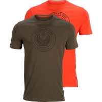 Футболка HARKILA Wildboar Pro S/S T-Shirt (2 шт.) Limited Edition цвет Willow green / Orange превью 1