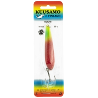 Блесна колеблющаяся KUUSAMO Suomi 90/30 код цв. GL/GR/FYe/R-C, UV превью 3