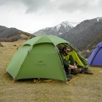 Палатка NATUREHIKE Cloud Peak 2 T-Zipper цвет Green превью 3