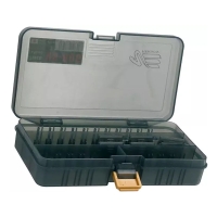 Коробка для мягких приманок MEIHO Versus Worm Type VS-806 цвет Черный прозрачный