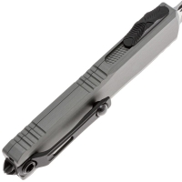 Нож складной автоматический MICROTECH Ultratech S/E ZBP Gen III сталь M390MK рукоять Алюминий 6061-T6 цв. Серый превью 4