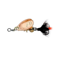 Блесна вращающаяся MEPPS Aglia Fly № 00 цв. Copper / Black Fly превью 1